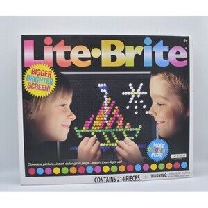 Lite-Brite Ultimate Classic Toy - 214 pieces BIGGER, BRIGHTER Screen - NEW